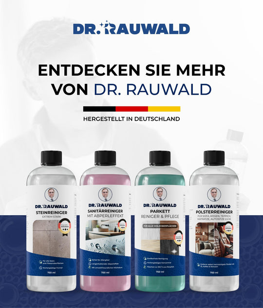 Dr. Rauwald Grillgel – BBQ - Reiniger [500 ml] - Set mit dosierbarem Silikonpinsel & Handschuhen – Effektiv gegen Grillverschmutzungen – Made in Germany - Dr. Rauwald - Reinigungsmittel Made in Germany